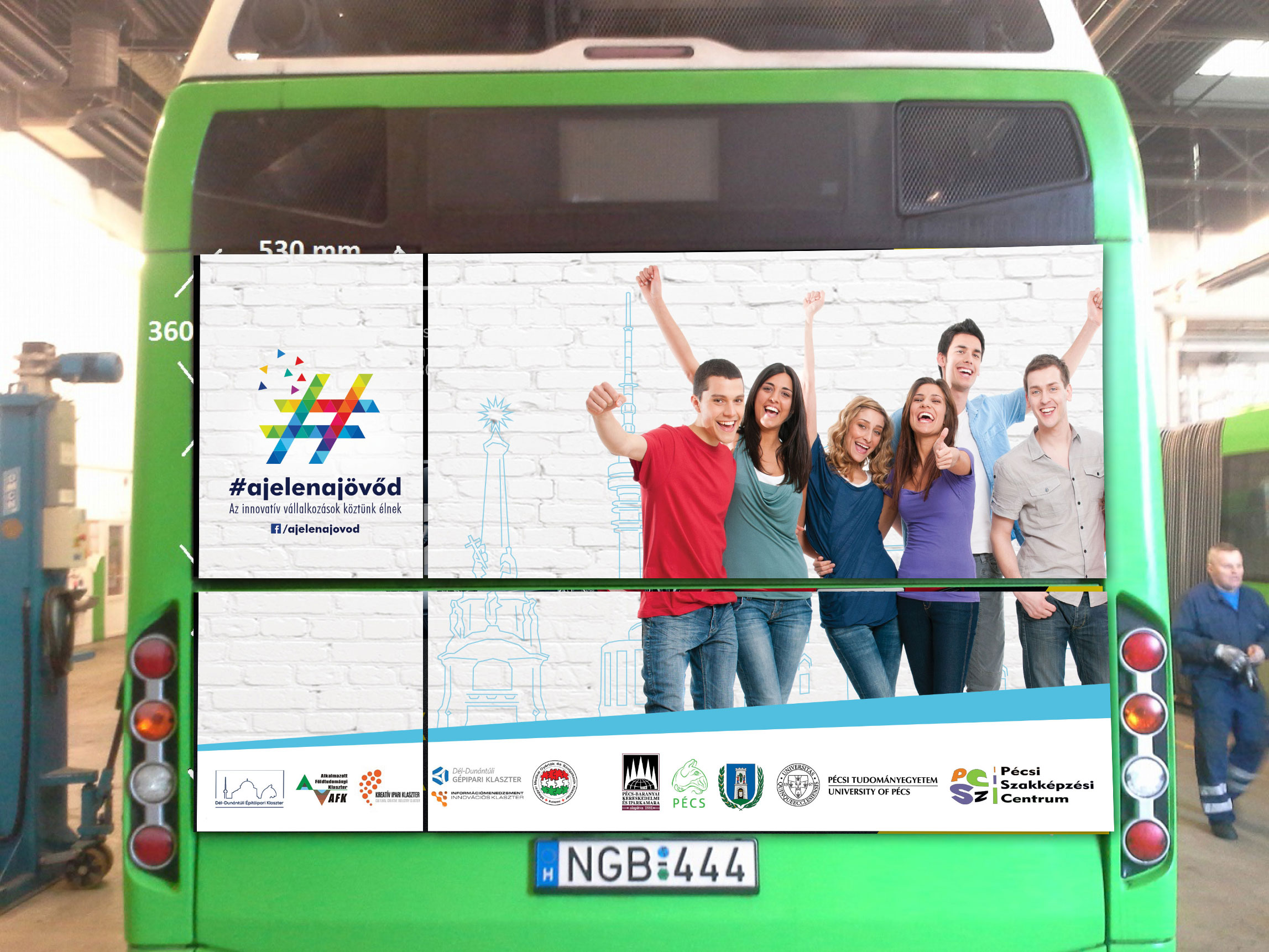busz hátoldal minta